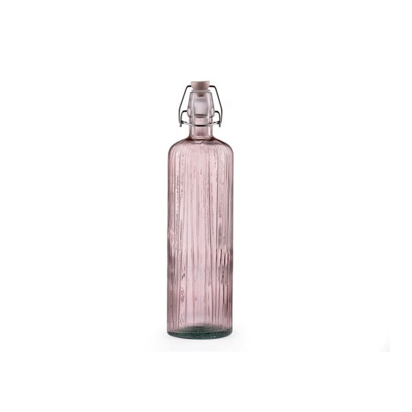 Bottiglia di vetro rosa da 1,2 l Kusintha - Bitz