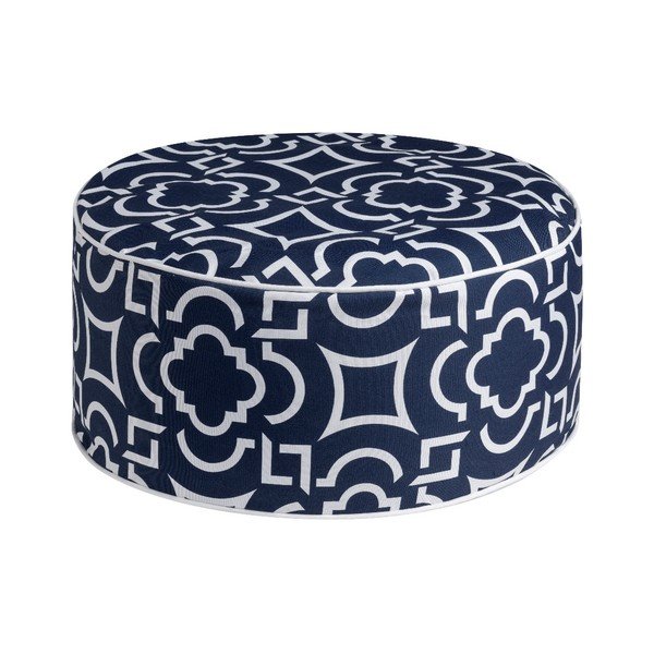 Pouf blu , ⌀ 53 cm Labyrinth - Brandani
