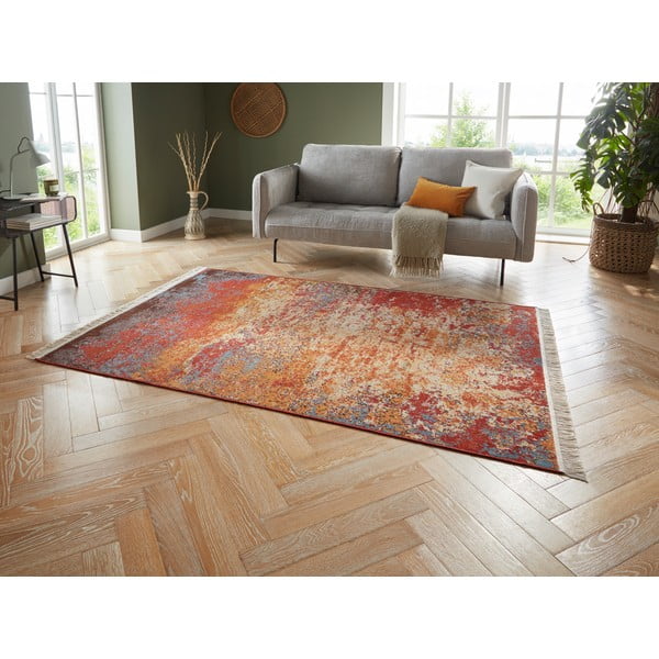 Tappeto colorato con cotone riciclato , 160 x 230 cm Sarobi - Nouristan-image-1