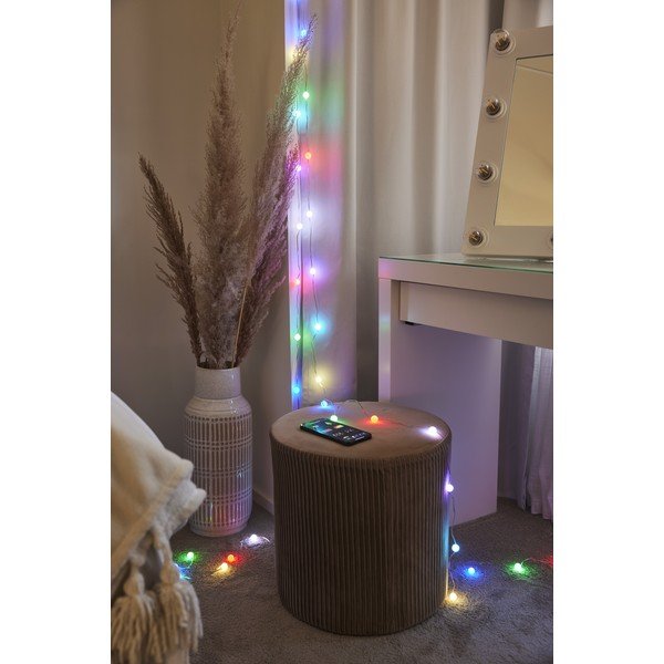 Catena luminosa con alimentazione a corrente numero lampadine 66 pz lunghezza totale 10 m Smart – Star Trading-image-2