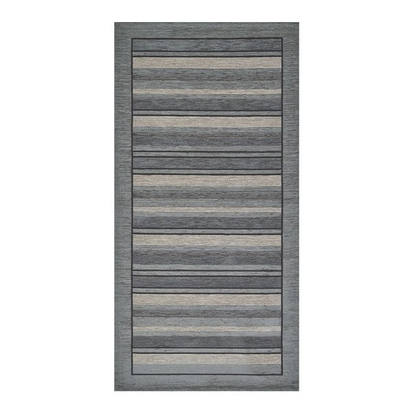 Runner grigio , 55 x 240 cm Velour - Floorita