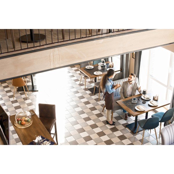 Lampada a LED da tavolo nera dimmerabile con paralume in metallo (altezza 34 cm) Cosenza 2.0 - Fischer & Honsel-image-1