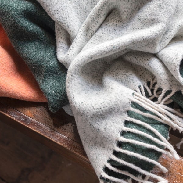 Coperta color verde-mattone 125x190 cm Brick - Mette Ditmer Denmark-image-2