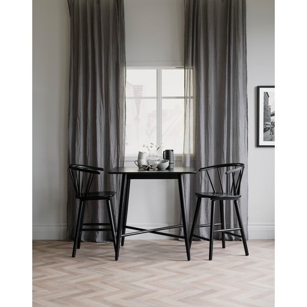 Tavolo da bar nero Lotta - Rowico-image-2