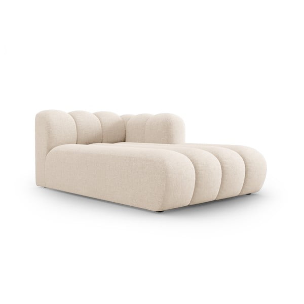 Chaise longue componibile color crema (con penisola a destra) Lupine – Micadoni Home-image-2