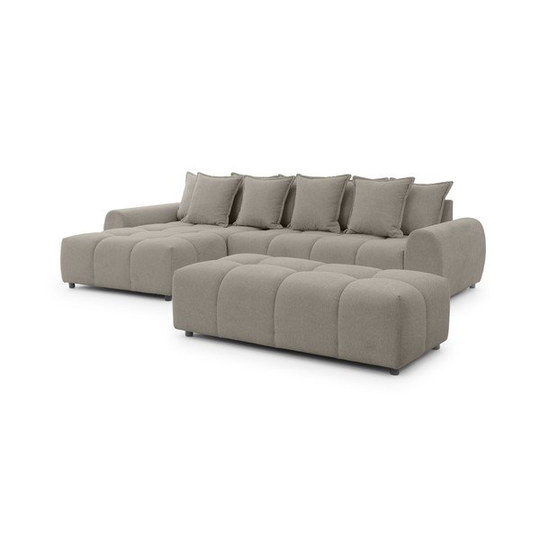 Poggiapiedi grigio tortora Albane  – Ropez-image-4