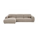 Divano angolare greige (con penisola a sinistra/con chaise lounge) Clyde – House Nordic