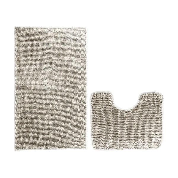 Set di 2 tappetini da bagno beige Bati - AmeliaHome
