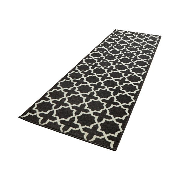 Runner in bianco e nero , 80 x 350 cm Basic Glam - Hanse Home-image-2