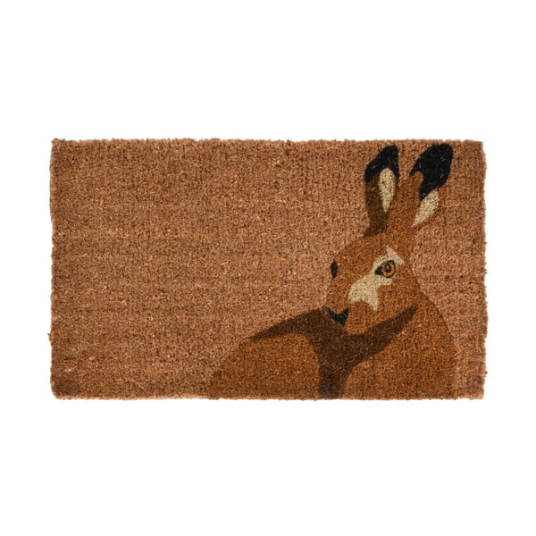 Tappetino in fibra di cocco Rabbit, 45 x 77 cm - Esschert Design