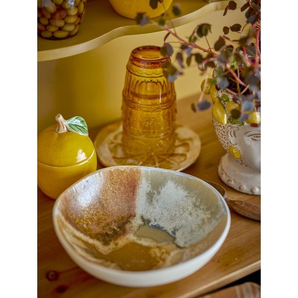 Ciotoline in set color crema in gres 4 pz 625 ml Lacey – Bloomingville-image-1