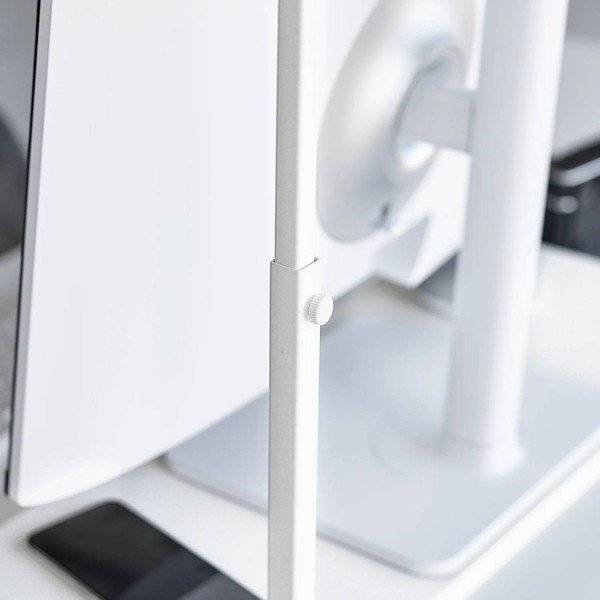 Supporto per monitor bianco in metallo Tower – YAMAZAKI-image-3