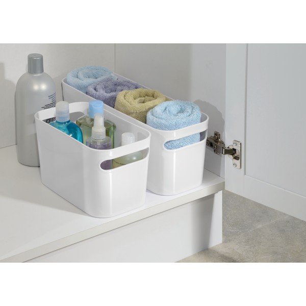 Cestino bianco Bianco, 40,64 x 15,24 x 12,7 cm Una - iDesign-image-1