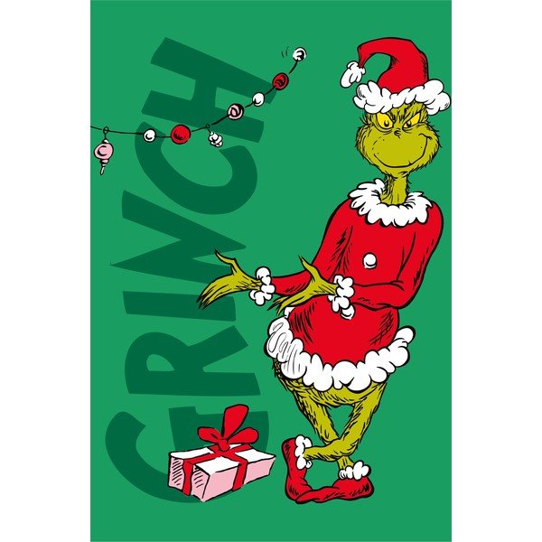 Coperta per bambini verde in microflanella 100x150 cm Grinch – Jerry Fabrics