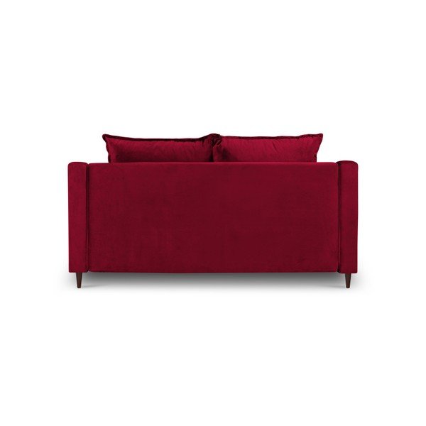 Divano in velluto rosso Freesia, 150 cm - Mazzini Sofas-image-3