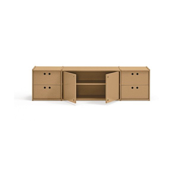 Mobile TV di colore naturale 157x42x40 cm Wally – Teulat-image-2
