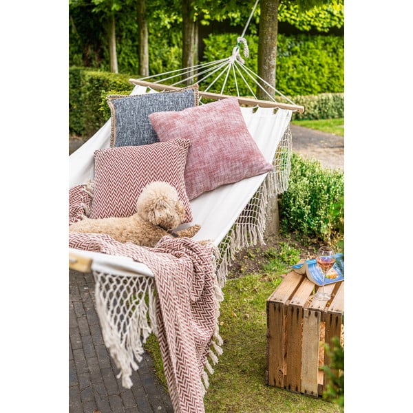 Coperta in cotone riciclato 130x170 cm Alpana - Tiseco Home Studio-image-1