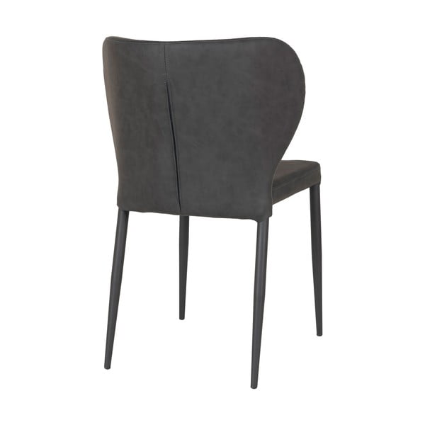 Sedie da pranzo grigio scuro in set di 4 Pisa - House Nordic-image-4