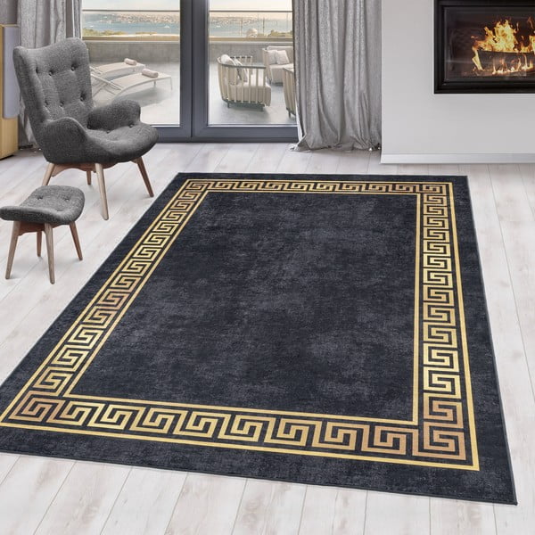 Tappeto lavabile antracite 160x230 cm Fiesta - Ayyildiz Carpets-image-1