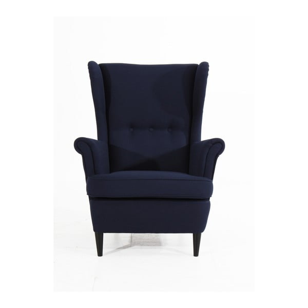Poltrona blu scuro Clint - Max Winzer-image-1