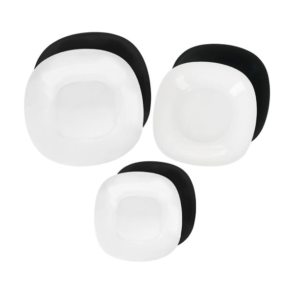 Set da pranzo in vetro 18 pz LUNA – Orion