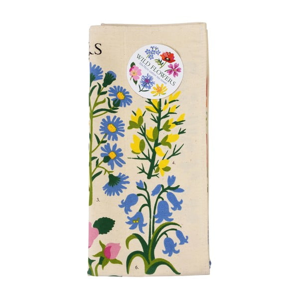 Strofinaccio in cotone beige, 50 x 70 cm Wild Flowers - Rex London-image-3