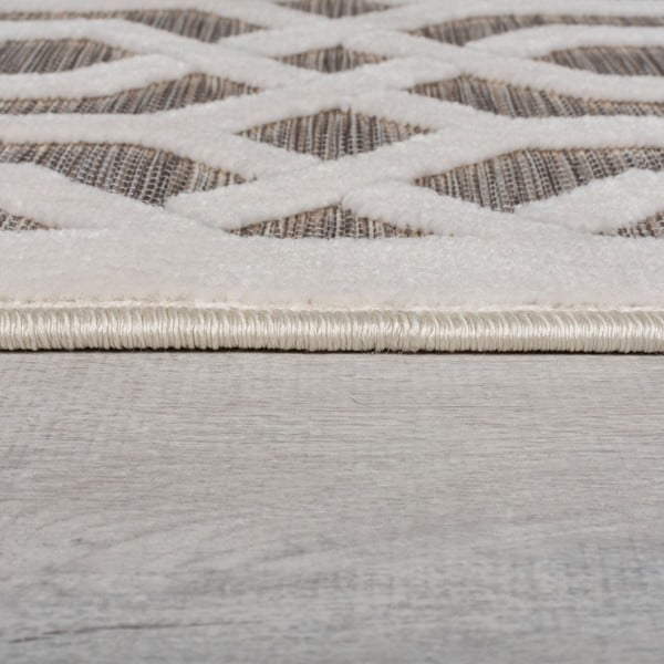 Tappeto beige per esterni 66x230 cm Mondo - Flair Rugs-image-3