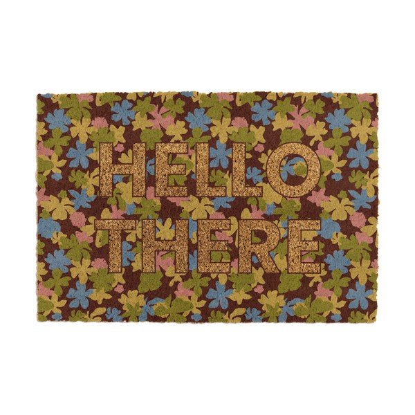 Zerbino in fibre di cocco 40x60 cm Hello There – Artsy Doormats
