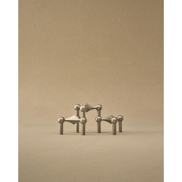 Portacandele in set in metallo 3 pz Nagel – STOFF Nagel-image-2
