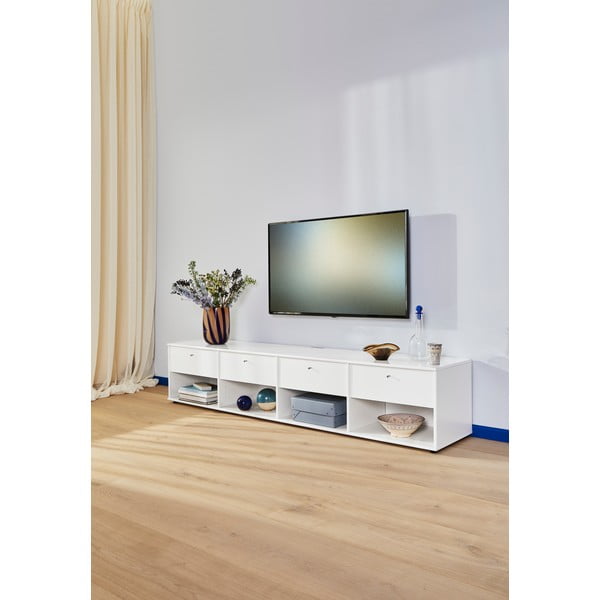 Mobile TV  bianco 214x45 cm Mistral - Hammel Furniture-image-1