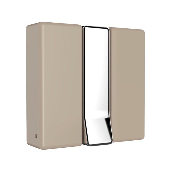Gancio da parete beige Basic ALPHA - Wenko-image-1