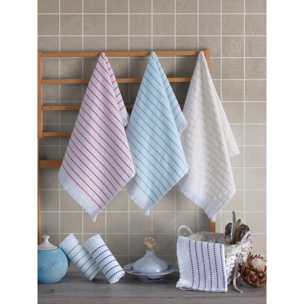 Set di strofinacci in cotone 6 pz 40x60 cm Fabia – Foutastic-image-1