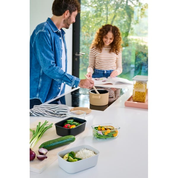 Scatole per alimenti in set da 3 Nordic white - Mepal-image-4