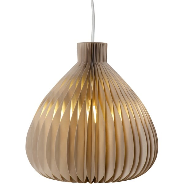 Paralume marrone chiaro ø 28 cm Honeycomb - Star Trading-image-2