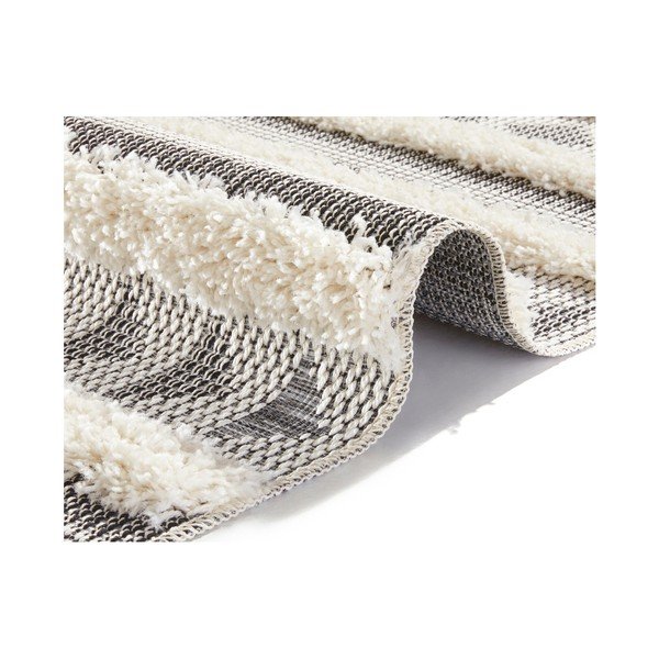 Tappeto grigio Handira Tribal Stripes, 155 x 230 cm - Mint Rugs-image-2