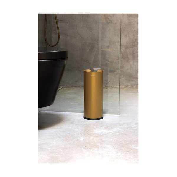 Porta carta igienica dorato in acciaio ReNew – Brabantia-image-3
