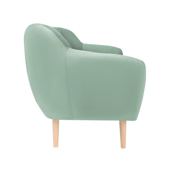 Divano in velluto verde menta , 158 cm Sardaigne - Mazzini Sofas-image-4