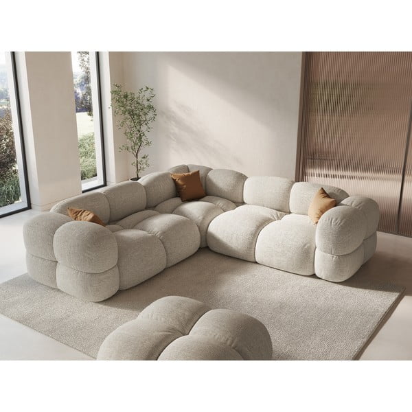 Divano angolare beige Loretto – Cosmopolitan Design-image-1