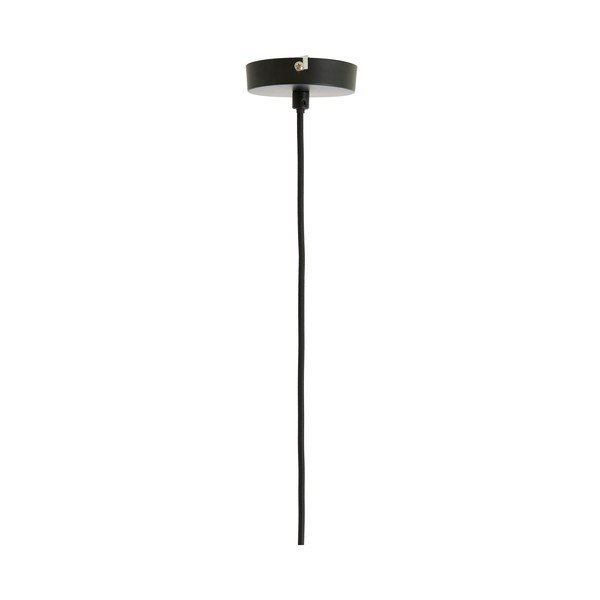 Lampadario grigio tortora con paralume in tessuto ø 10 cm Malaika – Light & Living-image-4
