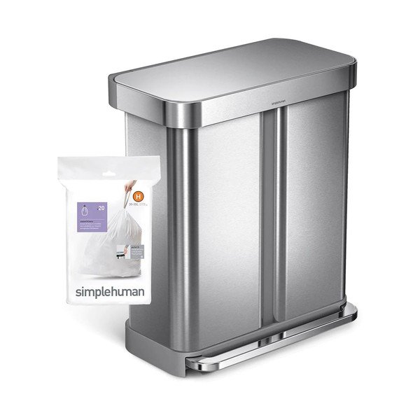 Sacchetti della spazzatura con chiusura 60 pz 35 l H – simplehuman-image-3