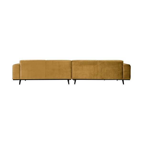 Divano in velluto giallo miele Statement, 372 cm - BePureHome-image-2