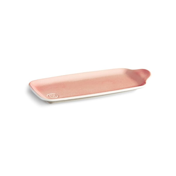 Vassoio da portata in ceramica rosa salmone Aperitivo, 23 x 10 cm - Emile Henry