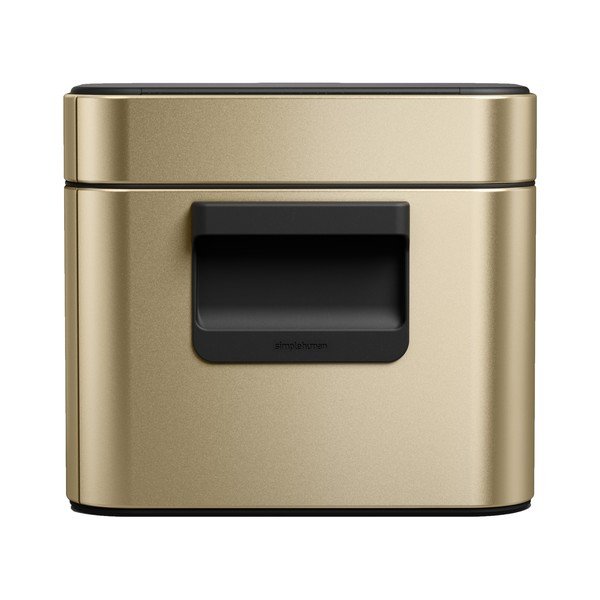 Bidone per l'umido oro opaco 4 l – simplehuman-image-2