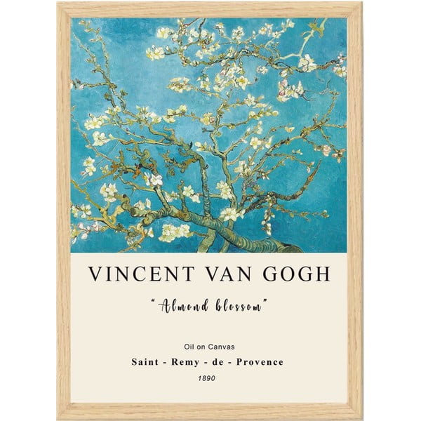 Poster in cornice 35x45 cm Vincent Van Gogh - Wallity