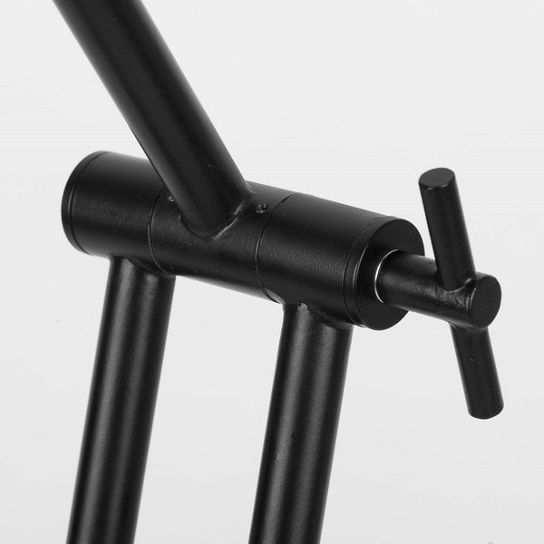 Lampada da terra nera con paralume in metallo (altezza 165 cm) Belfast - it's about RoMi-image-2