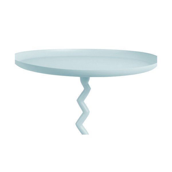 Tavolino rotondo in metallo ø 40 cm Zig Zag – Leitmotiv-image-2