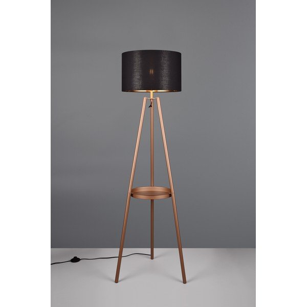 Lampada da terra marrone con ripiano (altezza 152 cm) Colette - Reality-image-1