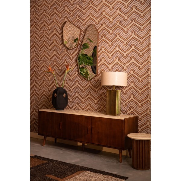 Specchio da parete con telaio in legno massiccio 39,5x90 cm Basil – Dutchbone-image-1