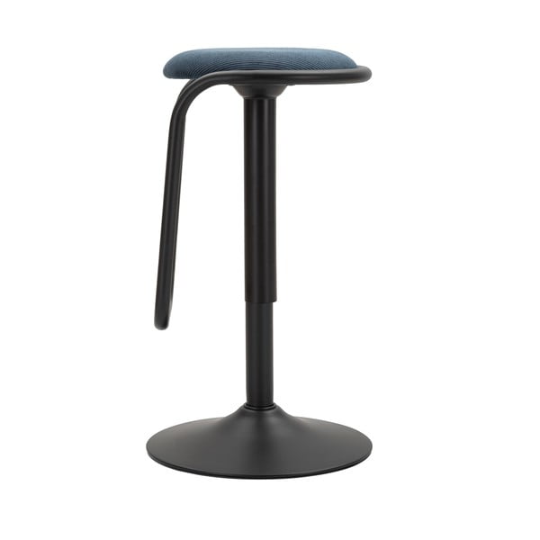 Sedia da bar color petrolio/nera in imbottito con altezza regolabile (altezza della seduta 61 cm) Destiny – Mauro Ferretti-image-3