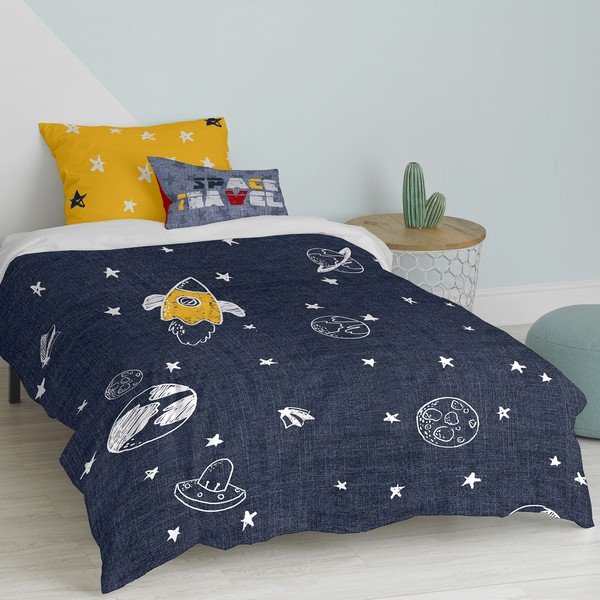 Biancheria da letto per bambini in cotone per letto singolo 140x200 cm Starspace - Mr. Fox-image-2